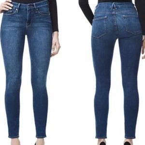 Good American Size 6 Good Legs Crop Skinny Jeans